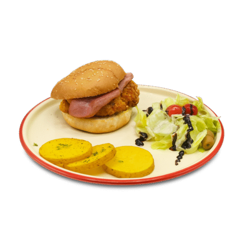 برگر مرغ سوخاری