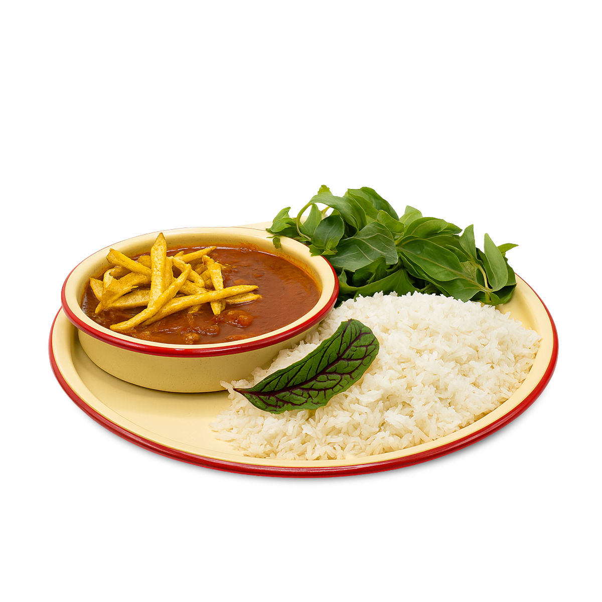 پلو خورشت روز با برنج ایرانی