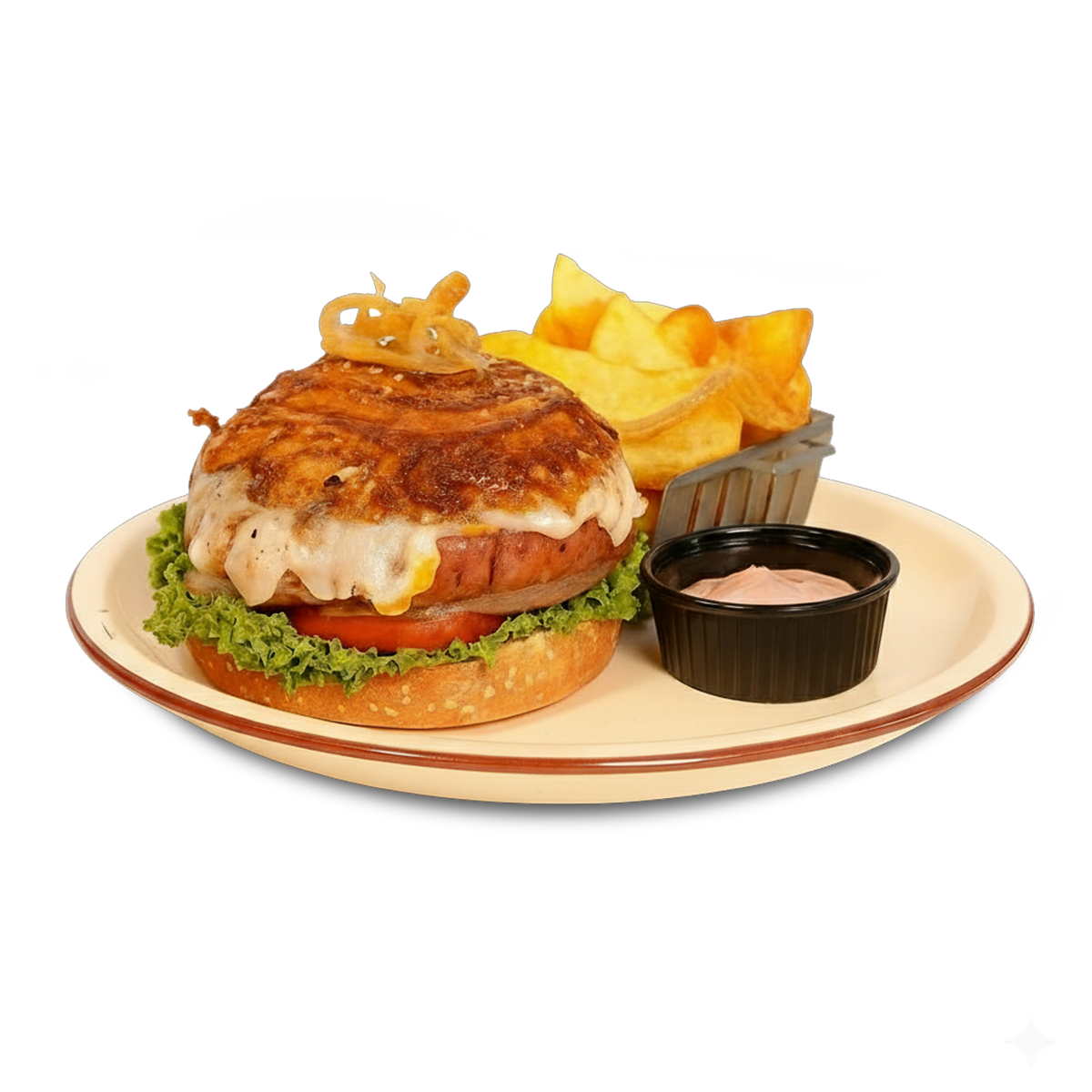 چیز برگر فرانسوی