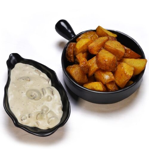 سیب زمینی با سس قارچ