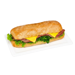 چاپاتا بیکن گوشت