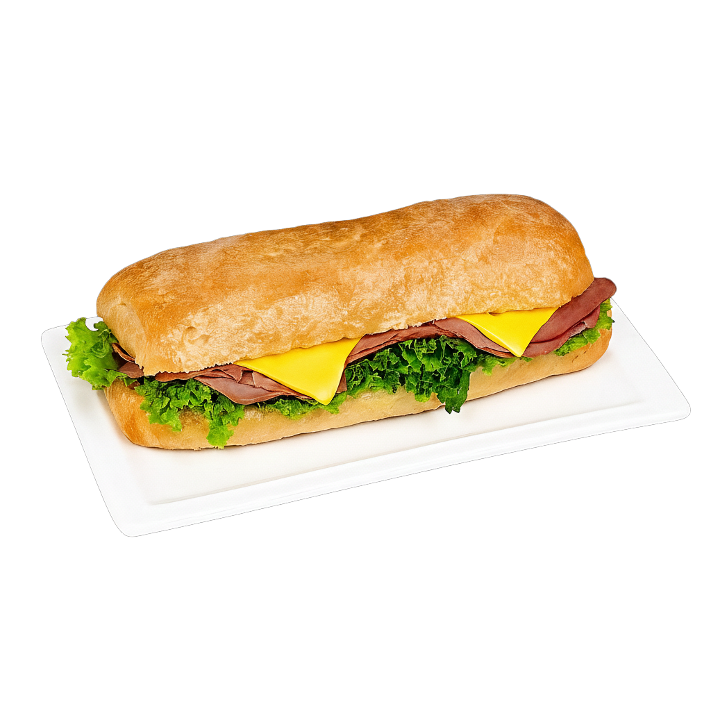 چاپاتا بیکن گوشت