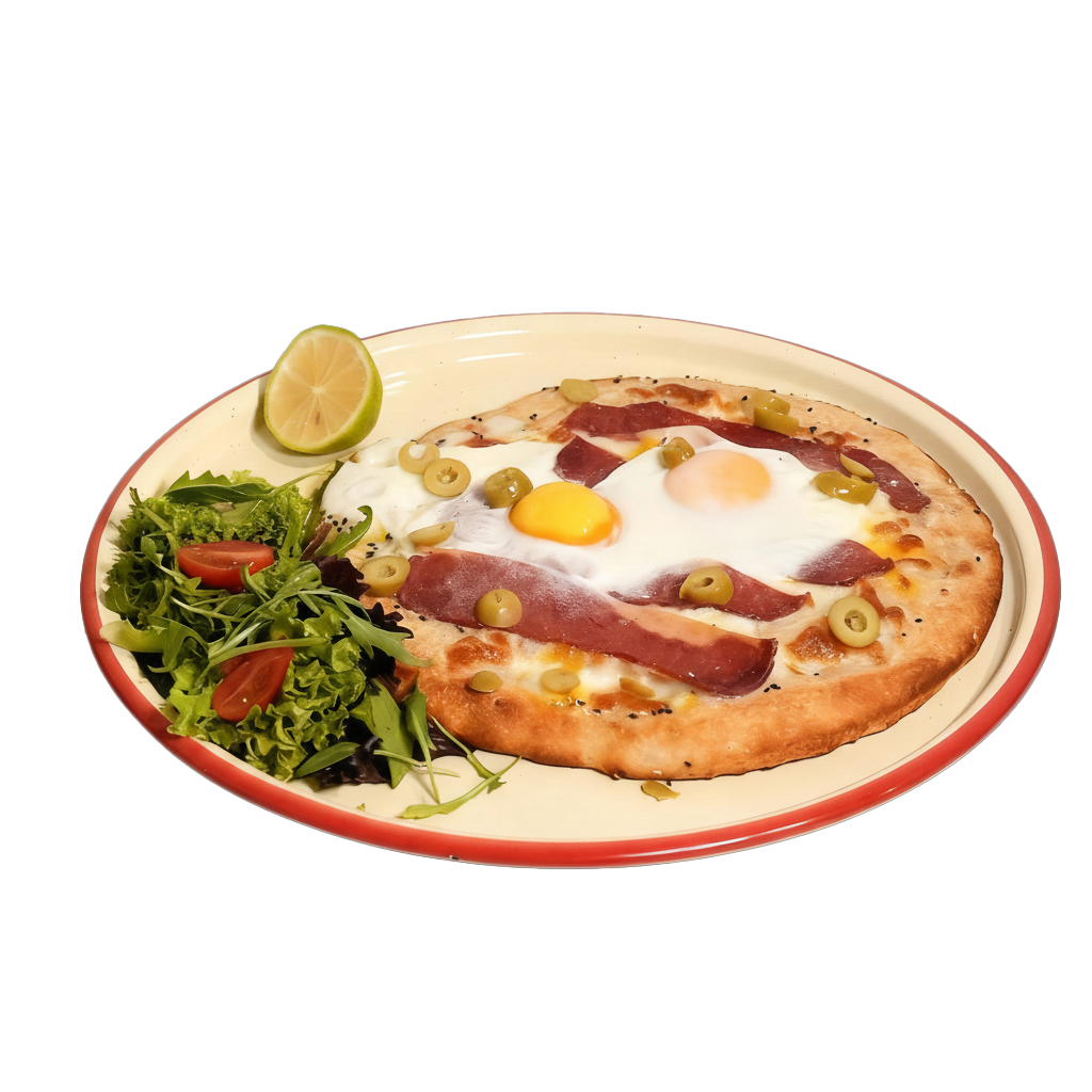 کراست بیکن و تخم مرغ